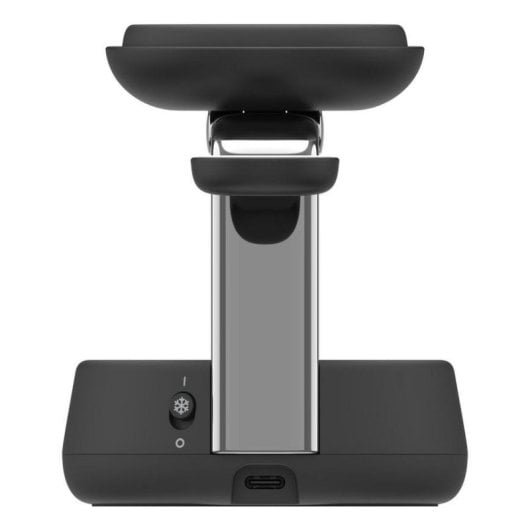 Carregador sem fios Belkin WIZ040KQCH Qi2 3 em 1 25W ChillBoost preto