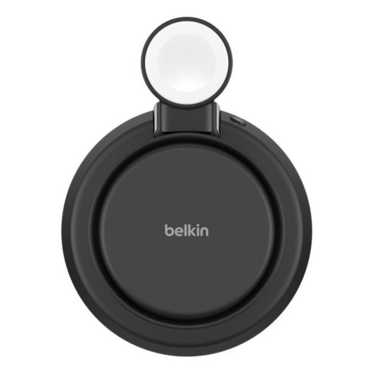 Carregador sem fios Belkin WIZ040KQCH Qi2 3 em 1 25W ChillBoost preto