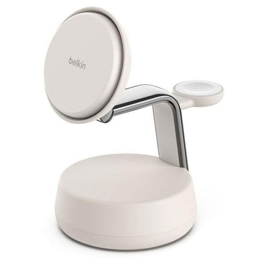 Carregador Belkin WIZ040KQSD Qi2 3 em 1 UltraCharge Pro 25 W Refrigeração ChillBoost