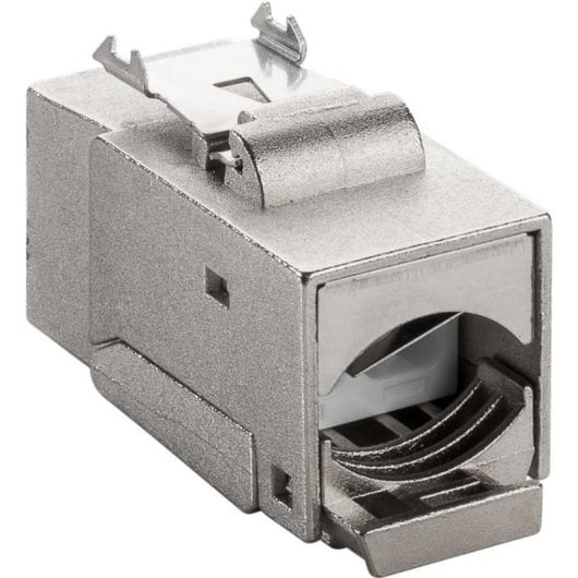 Netzwerkmodul Goobay 90863 RJ-45 Keystone Cat6 STP Flach Silber