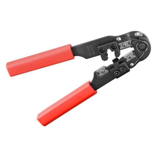Crimpadora Goobay 77124 com cortador RJ-45 pega ergonómica