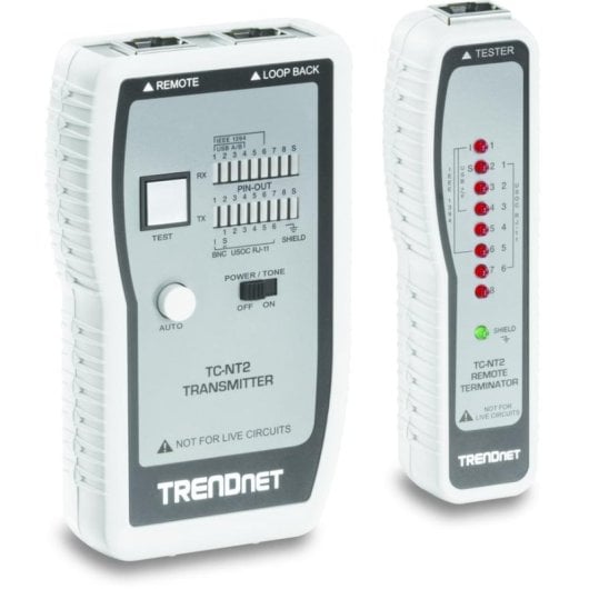 Analizzatore di rete TRENDnet TC-NT2 tester Ethernet USB BNC 300 m LED