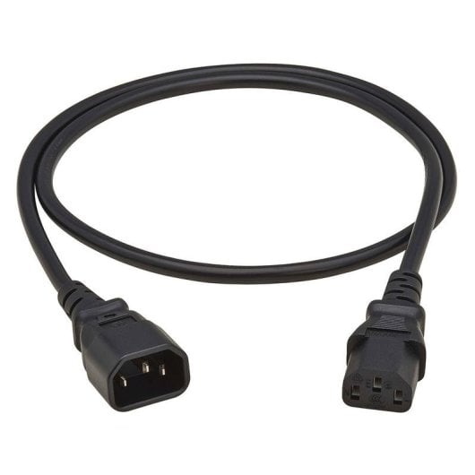 Câble de transmission Eaton P004-01M-EU 1 m C13-C14 H05VV-F Noir