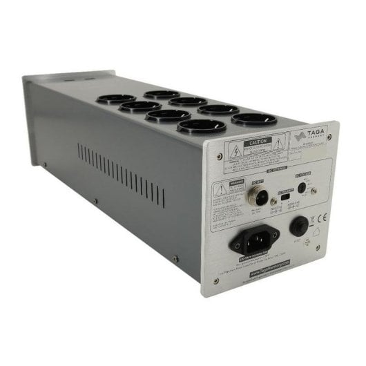 Multiprise TAGA Harmony PF-1000LPS 8 Prises 2 USB-A Affichage état phases Argent