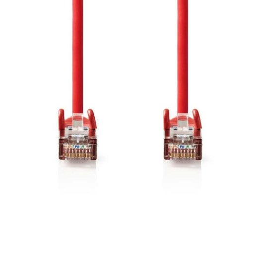 Câble réseau NEDIS CCGP85121RD100 10 m Cat5e SF/UTP RJ-45 Rouge