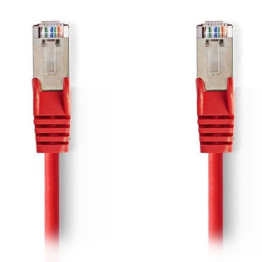 Câble réseau NEDIS CCGP85121RD100 10 m Cat5e SF/UTP RJ-45 Rouge