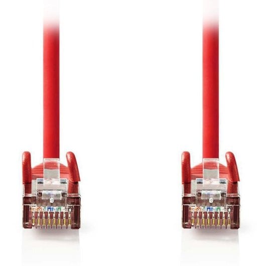 Câble réseau NEDIS CCGP85121RD100 10 m Cat5e SF/UTP RJ-45 Rouge