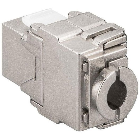 Netzwerkmodul Goobay 95900 RJ-45 Cat6a Keystone STP flach Silber