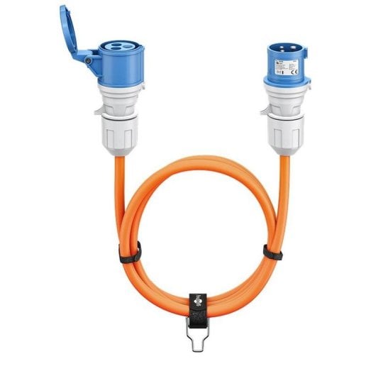 Cable alargador Goobay 76229 10 m H07RN-F 3G2.5 IP44 exterior naranja