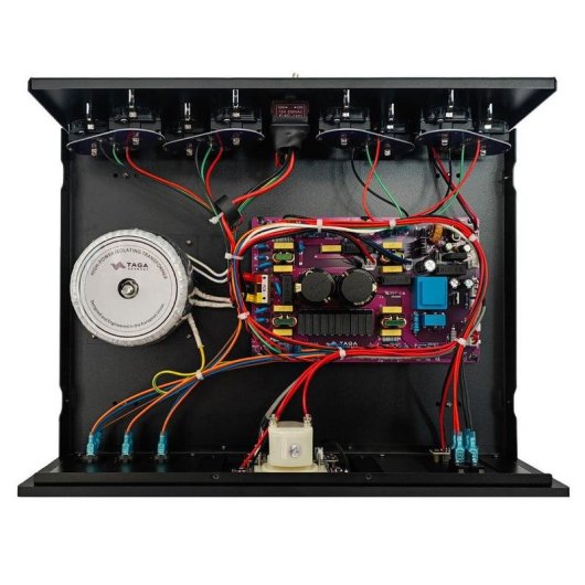 Multiprise TAGA Harmony PC-9000DC Noir 8 Prises Filtrées Affichage Phases