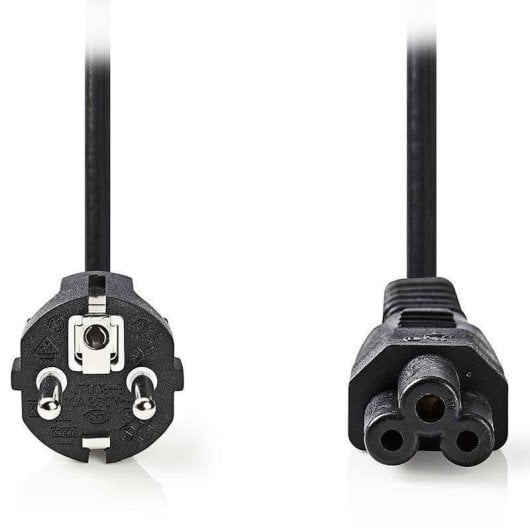 Cabo de Alimentação Nedis CEGL10130BK20 2 m Preto Schuko Macho IEC C5