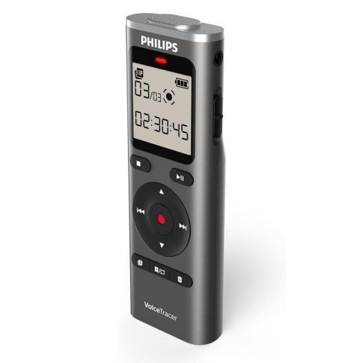 Gravadora Philips DVT1170 Áudio Digital 8 GB Microfone 360° USB