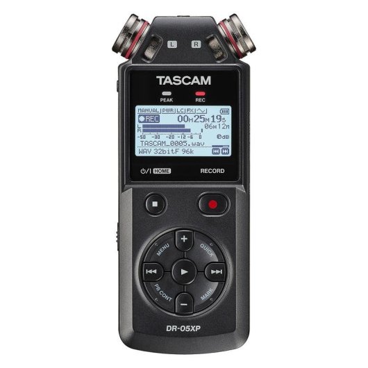 Enregistreur Tascam DR-05XP Stéréo 96 kHz 32 bits fl USB-C Micro SDXC