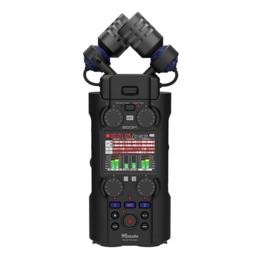 Enregistreur portable Zoom H5STUDIO microphones interchangeables 32 bits 4 pistes