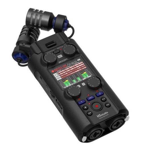 Enregistreur portable Zoom H5STUDIO microphones interchangeables 32 bits 4 pistes