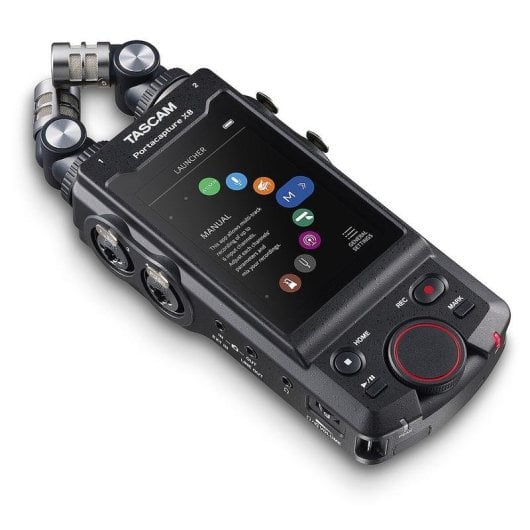 Enregistreur Tascam Portacapture X8 microphones stéréo écran tactile 3,5" USB-C