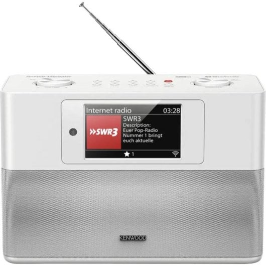 Radio Kenwood CR-ST200S-W Portable Stéréo Wi-Fi Bluetooth DAB+ FM 30W Blanc