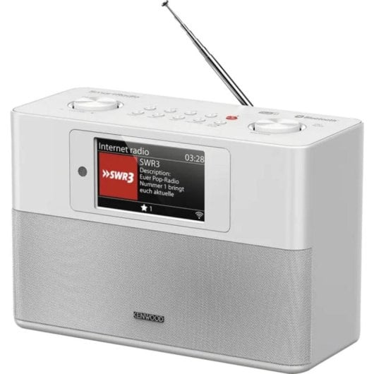 Radio Kenwood CR-ST200S-W Portable Stéréo Wi-Fi Bluetooth DAB+ FM 30W Blanc