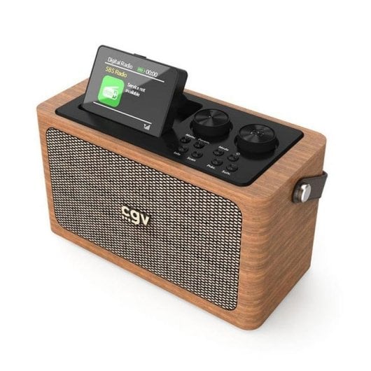 Radio CGV BEBOP DAB+ Bluetooth 2x10W Écran Couleur Bois