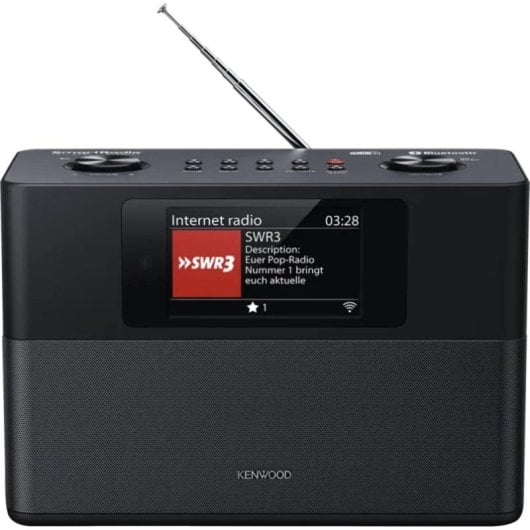 Radio Kenwood CR-ST200S-B Portable Stéréo Bluetooth Wi-Fi 30W Écran Couleur