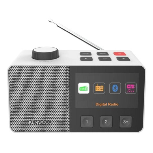 Radio Kenwood CR-M70DAB-W portable Bluetooth 5.3 écran couleur 4,3"
