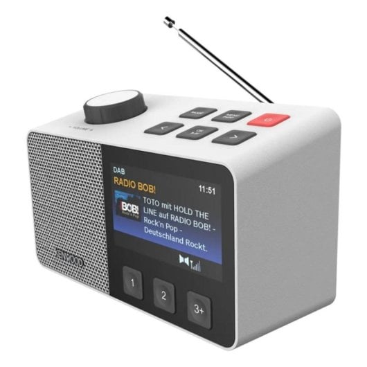 Radio Kenwood CR-M70DAB-W portable Bluetooth 5.3 écran couleur 4,3"