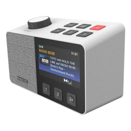 Radio Kenwood CR-M70DAB-W portable Bluetooth 5.3 écran couleur 4,3"