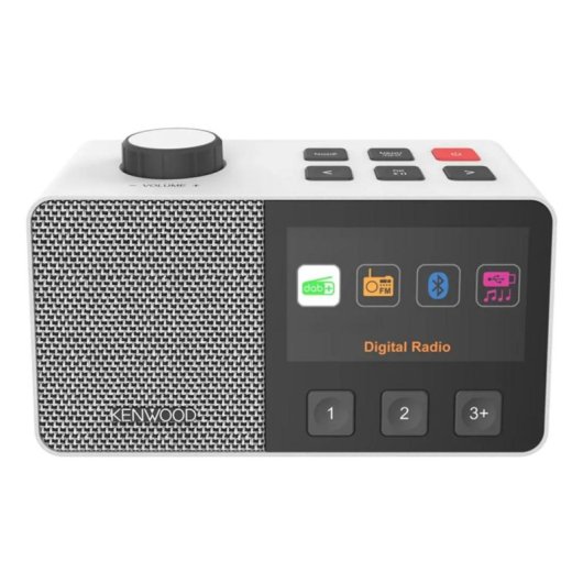 Radio Kenwood CR-M70DAB-W portable Bluetooth 5.3 écran couleur 4,3"