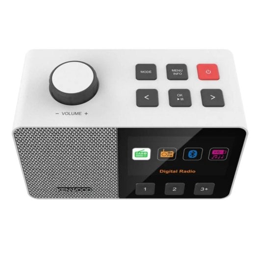 Radio Kenwood CR-M70DAB-W portable Bluetooth 5.3 écran couleur 4,3"