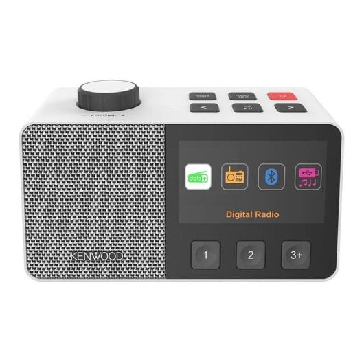 Radio Kenwood CR-M70DAB-W portable Bluetooth 5.3 écran couleur 4,3"
