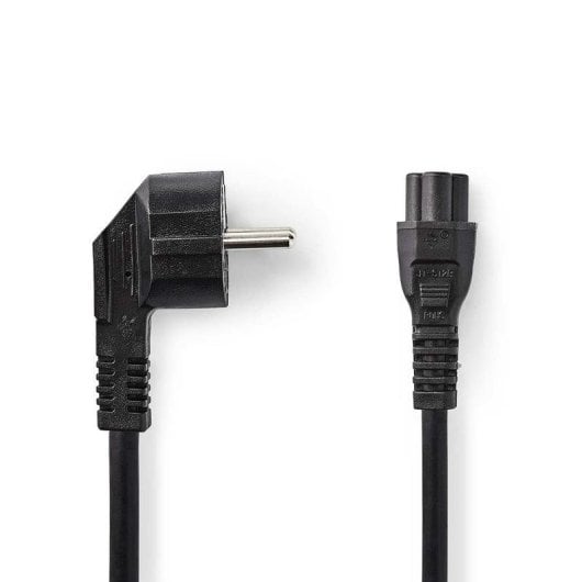 Cable de alimentación Nedis CEGL10100BK30 3 m enchufe tipo F a IEC C5 negro