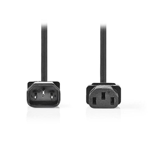 Cabo de alimentação NEDIS CEGL10500BK30 2m C14 para C13 PVC preto
