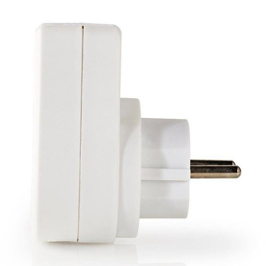 Steckdosenleiste NEDIS EXSO100SPE1WT 1 Steckplatz mit Überspannungsschutz