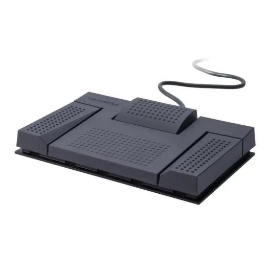 Pedaliera di trascrizione OM System RS28N USB 3 pedali antracite professionale
