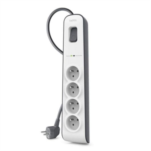 Multiprise Belkin BSV400ca2M 4 Prises avec Protection et Interrupteur 2 m