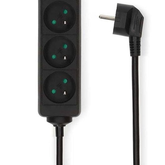 Multiprise NEDIS ESOC615E1BK 6 Prises 1,5 m Noir