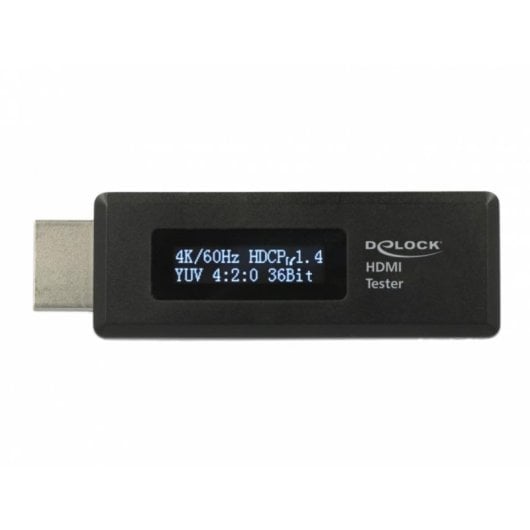 Tester HDMI DeLock 63327 con Display OLED massimo 4K 60Hz USB