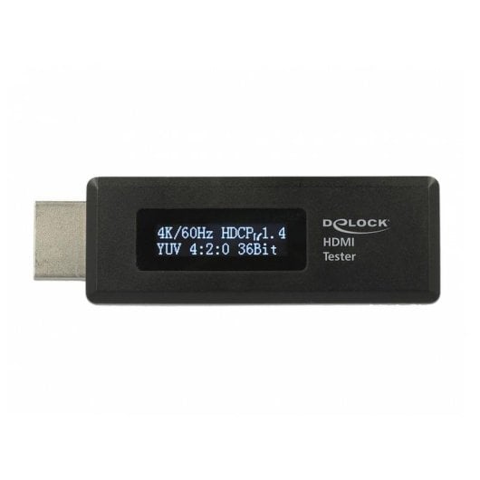 Tester HDMI DeLock 63327 con Display OLED massimo 4K 60Hz USB
