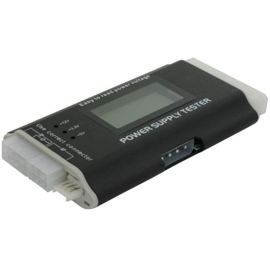 Tester alimentatore DeLock 18159 display LCD nero/bianco supporto ATX/EPS