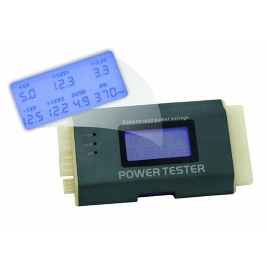 Tester alimentatore DeLock 18159 display LCD nero/bianco supporto ATX/EPS