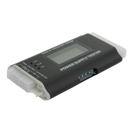 Tester alimentatore DeLock 18159 display LCD nero/bianco supporto ATX/EPS