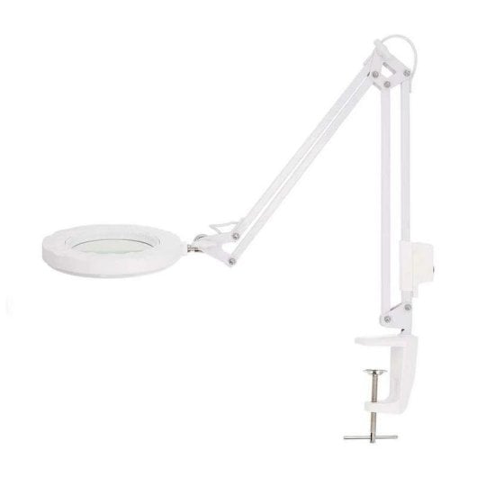 Lupenlampe NEDIS MAGLE2WT Flexibler Arm Eingebaute Lupe Weiß
