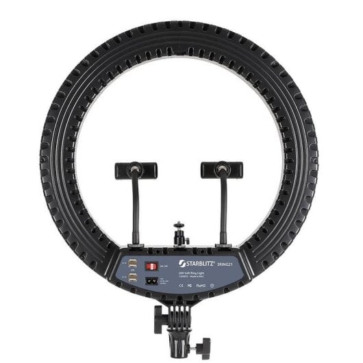 Ring Light Starblitz 1250072 53 cm 3000K-6000K com tripé e acessórios