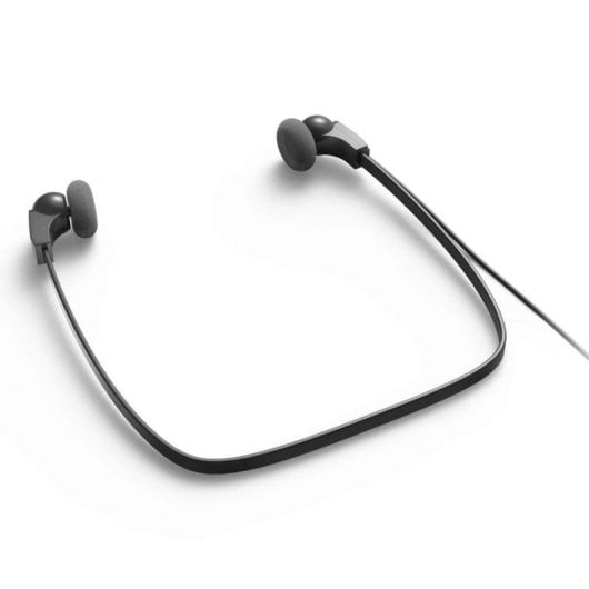 Auriculaires Philips LFH0334 filaires connexion Jack 3,5 mm pour transcription Noir