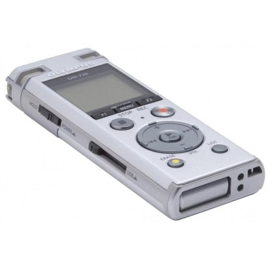 Dictáfono Olympus DM-720 4 GB grabación estéreo USB soporte micrófono externo