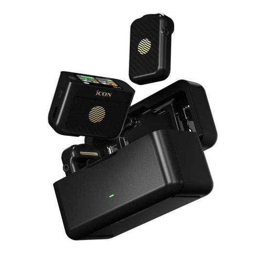 Micrófono Icon AirMic Pro inalámbrico omnidireccional con doble transmisor y receptor