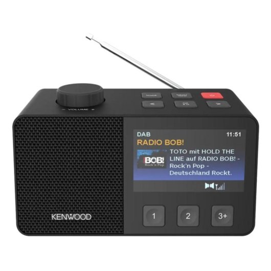 Radio Kenwood CR-M70DAB-B Portable Stéréo DAB+ FM Bluetooth Écran 4,3" 5W USB Type-C