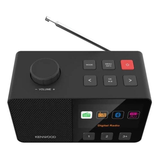 Radio Kenwood CR-M70DAB-B Portable Stéréo DAB+ FM Bluetooth Écran 4,3" 5W USB Type-C