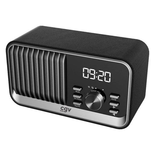 Radio CGV BeBop FM Noir Bluetooth 8W Portatif USB MicroSD
