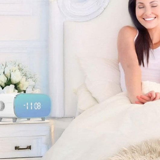 Radio-réveil CGV Alba Simulateur d'aube programmable 3W 60 stations RGB USB